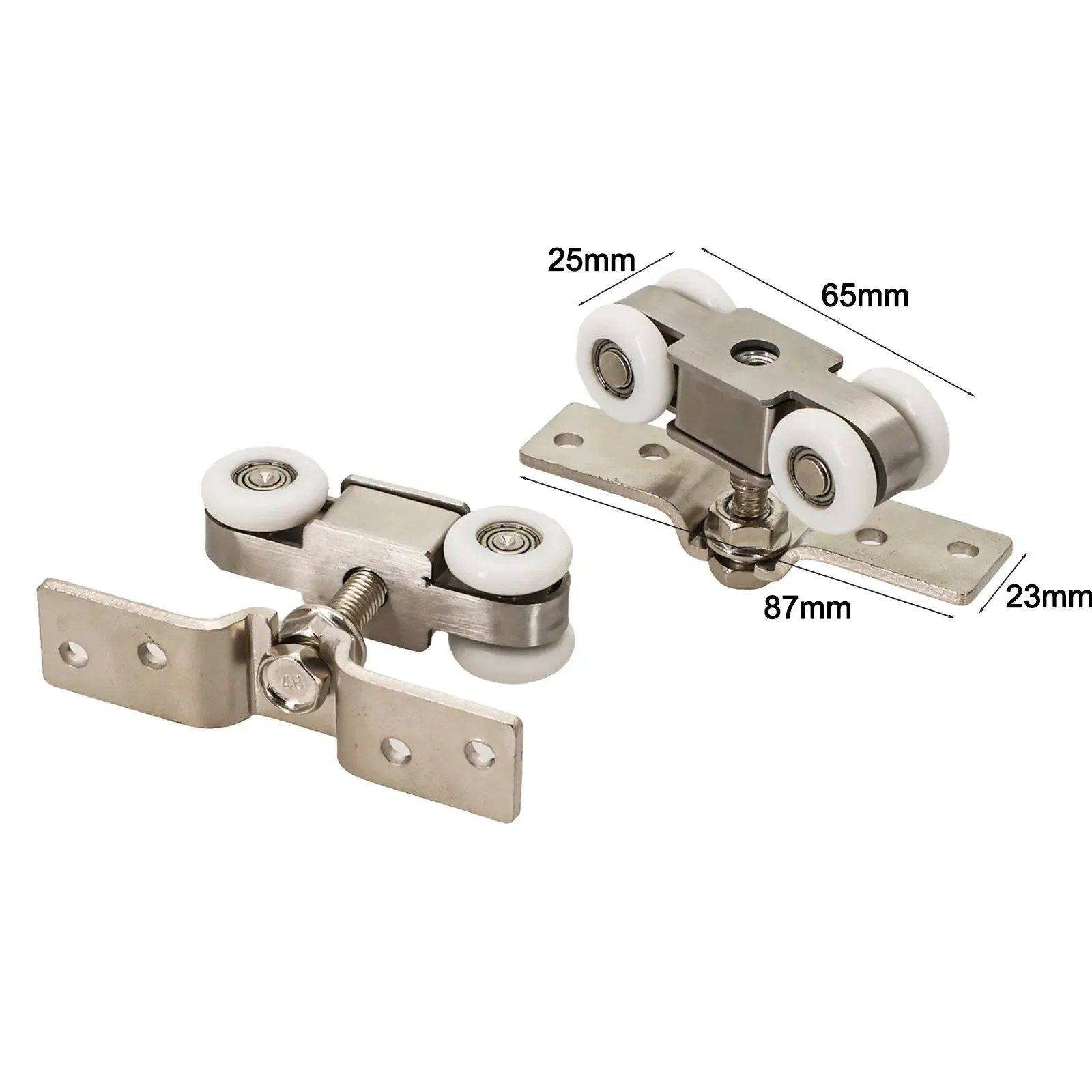 Door Guide Door Track 1 Pair Fold Hanging Doors Glass Door Hanging Rail Mute Push And Pull Sliding Door High Quality