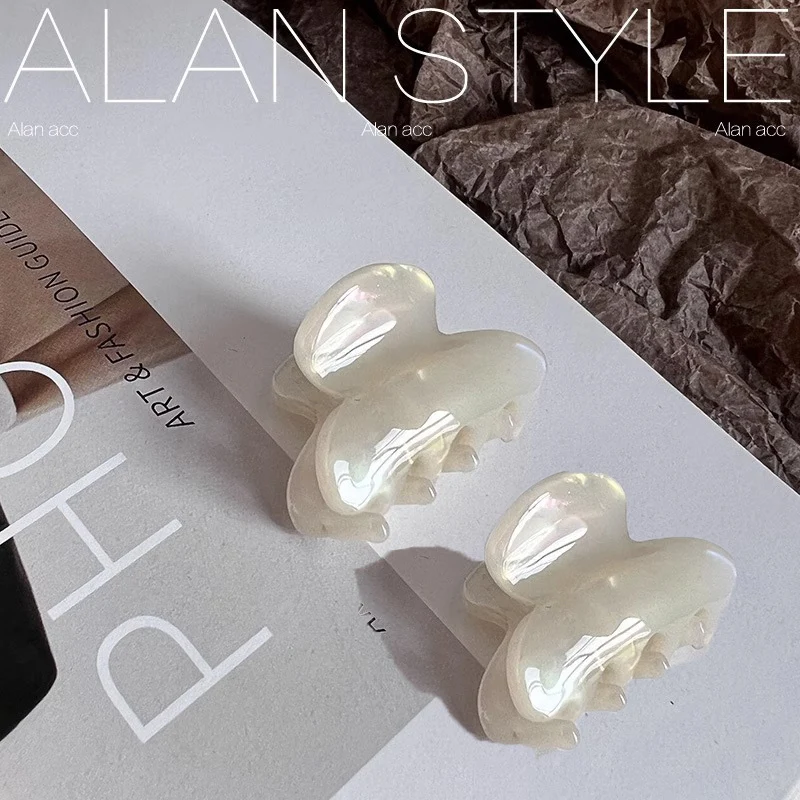 2 stks/set Kleine Mini Haar Klauwen Zoete Acetaat Haar Clips voor Vrouwen Meisje Haarspeldjes Krab Klem Paardenstaart Haarspeld Mode Accessoires