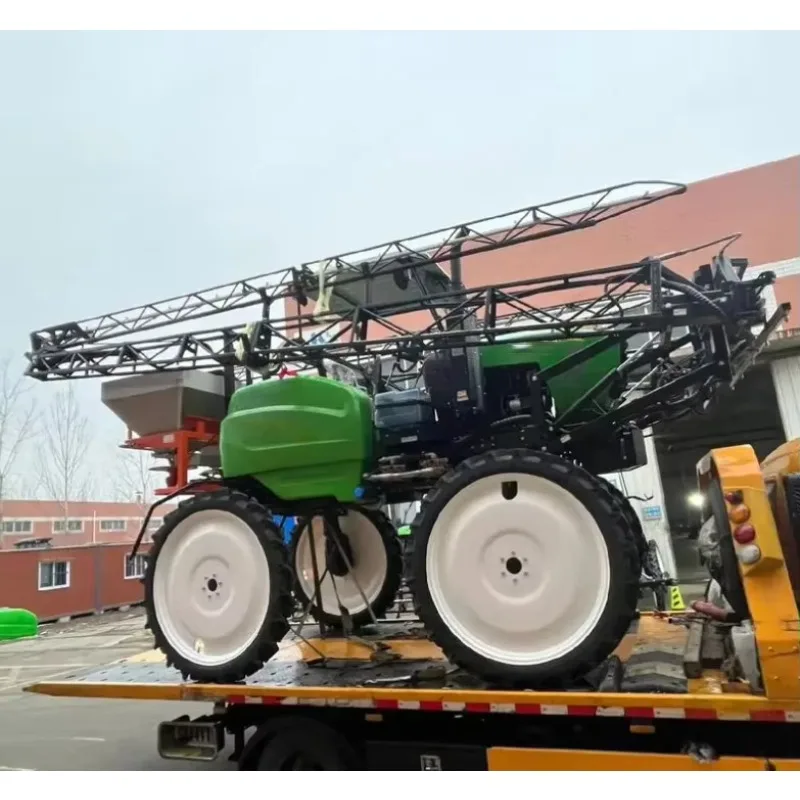 Autonomous Robot Machine Farm Field Orchard Agriculture Chemical Pump Hose Self Propelled Boom Hydraulic Adjustable Sprayer