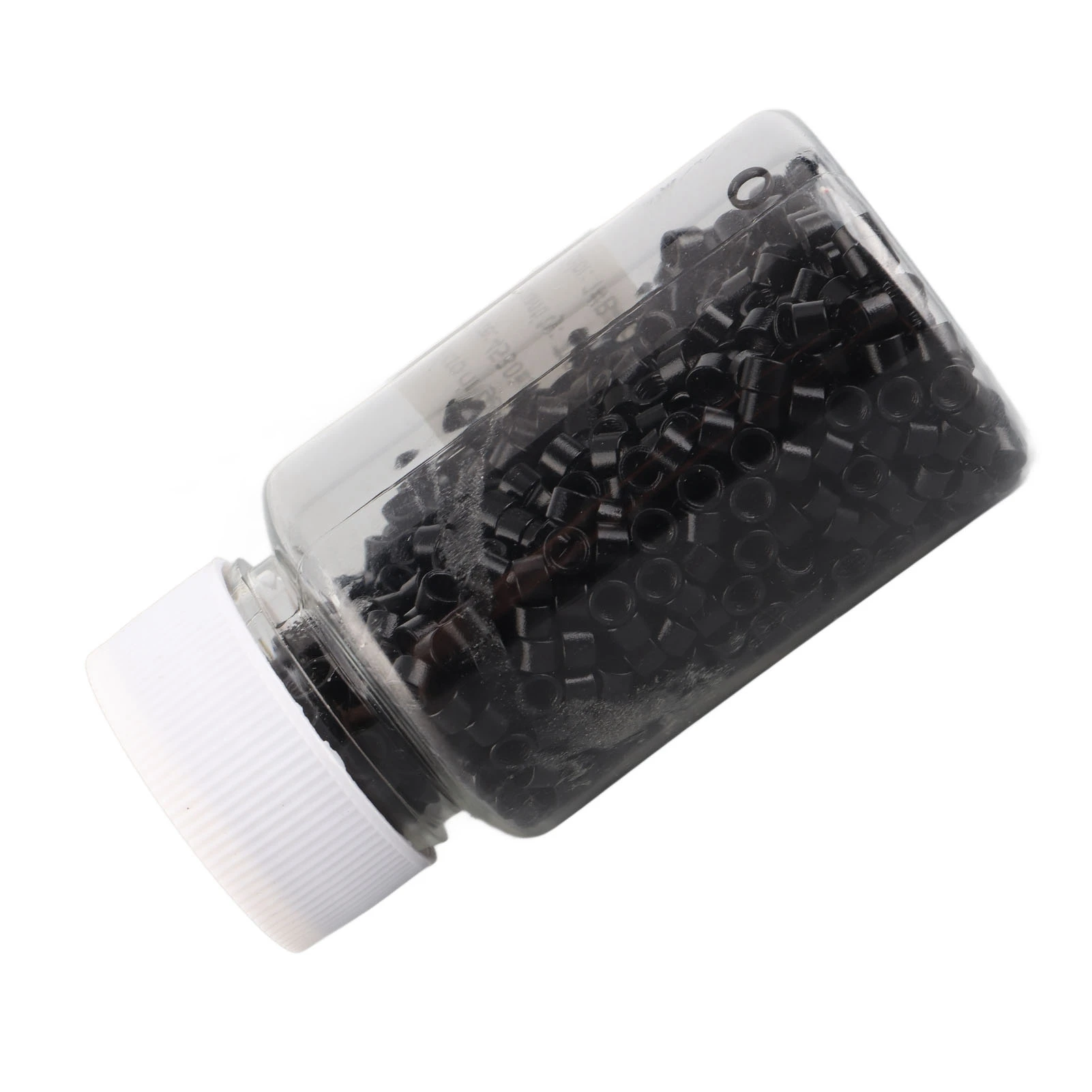 Hair Extension Rings Aluminum Links Rings Beads Screw Rings Hair Extension Tool Black 1000pcs Hair Extension Beads