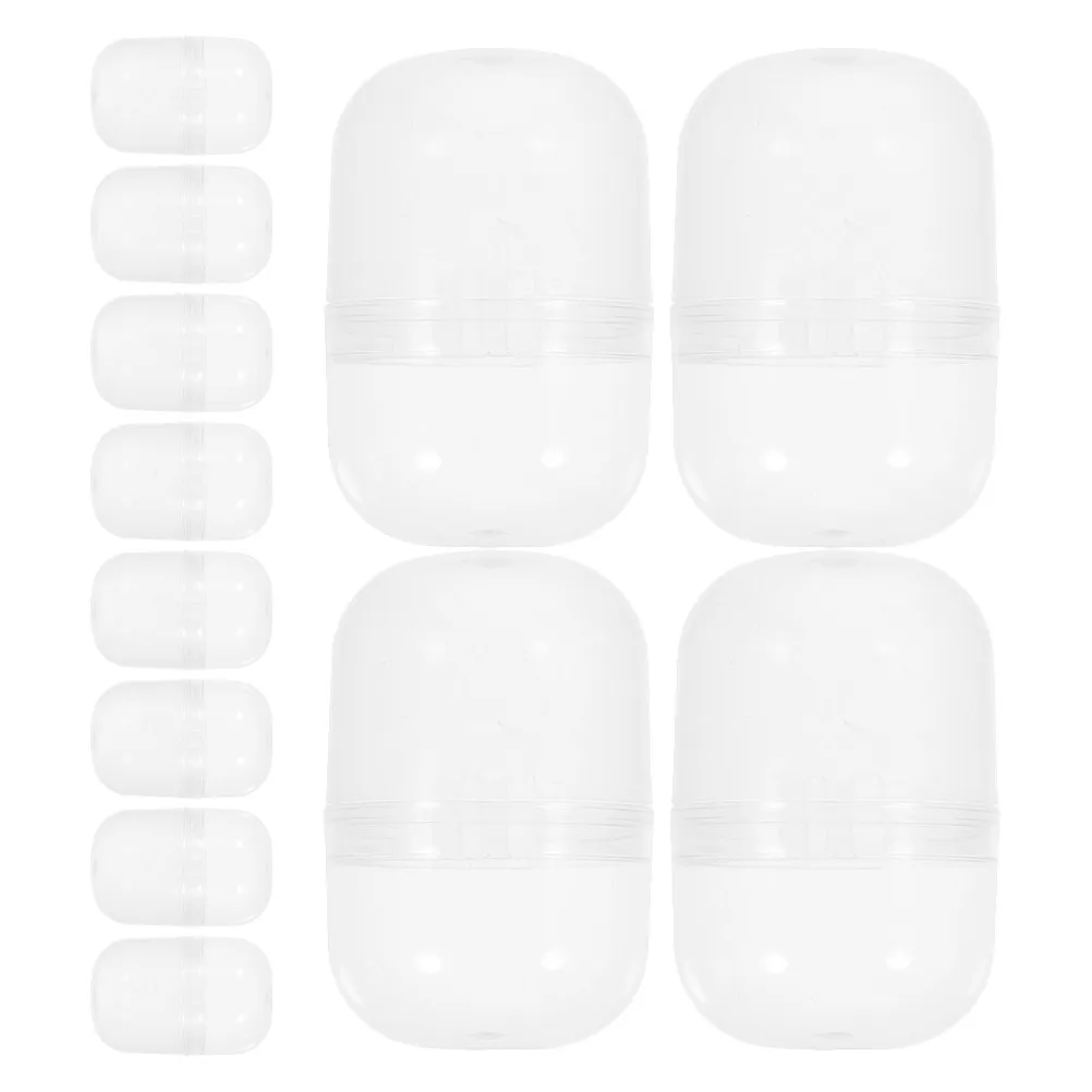 Paquete de 40 Unidades de Envases Transparentes de Plástico Rellenables, Ideales para Máquinas de Chicles, Uso a Granel, Recuerdos de Fiesta, Almacenamiento de Dulces