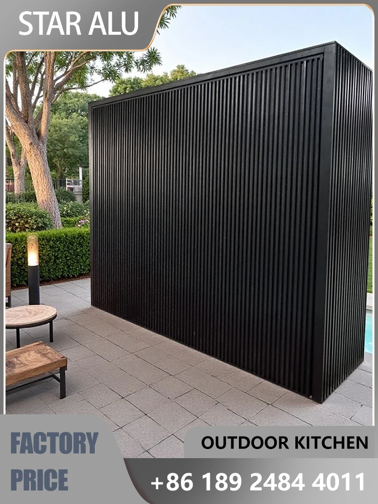Intelligent temperature-controlled barbecue grill: Bring the Michelin kitchen home and create a modular outdoor patio kitchen