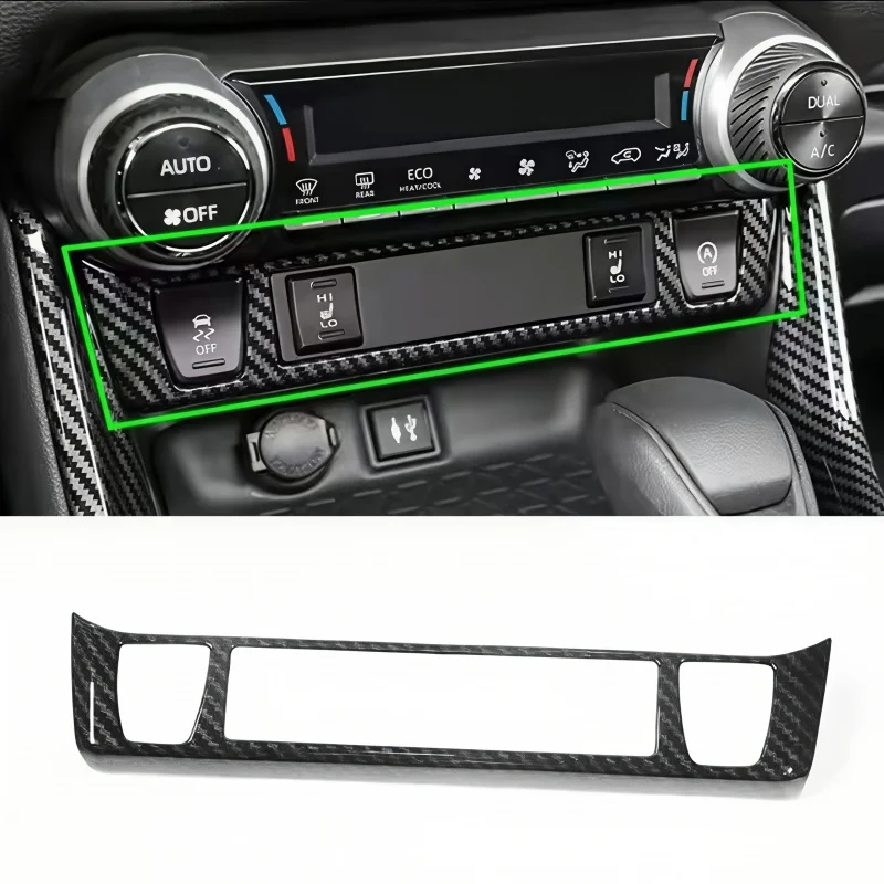 

Suitable for ToyotaRAV4 XA50 2019-2024 RAV4 XA50Hybrid vehicle central control seat heating button decorative sticker