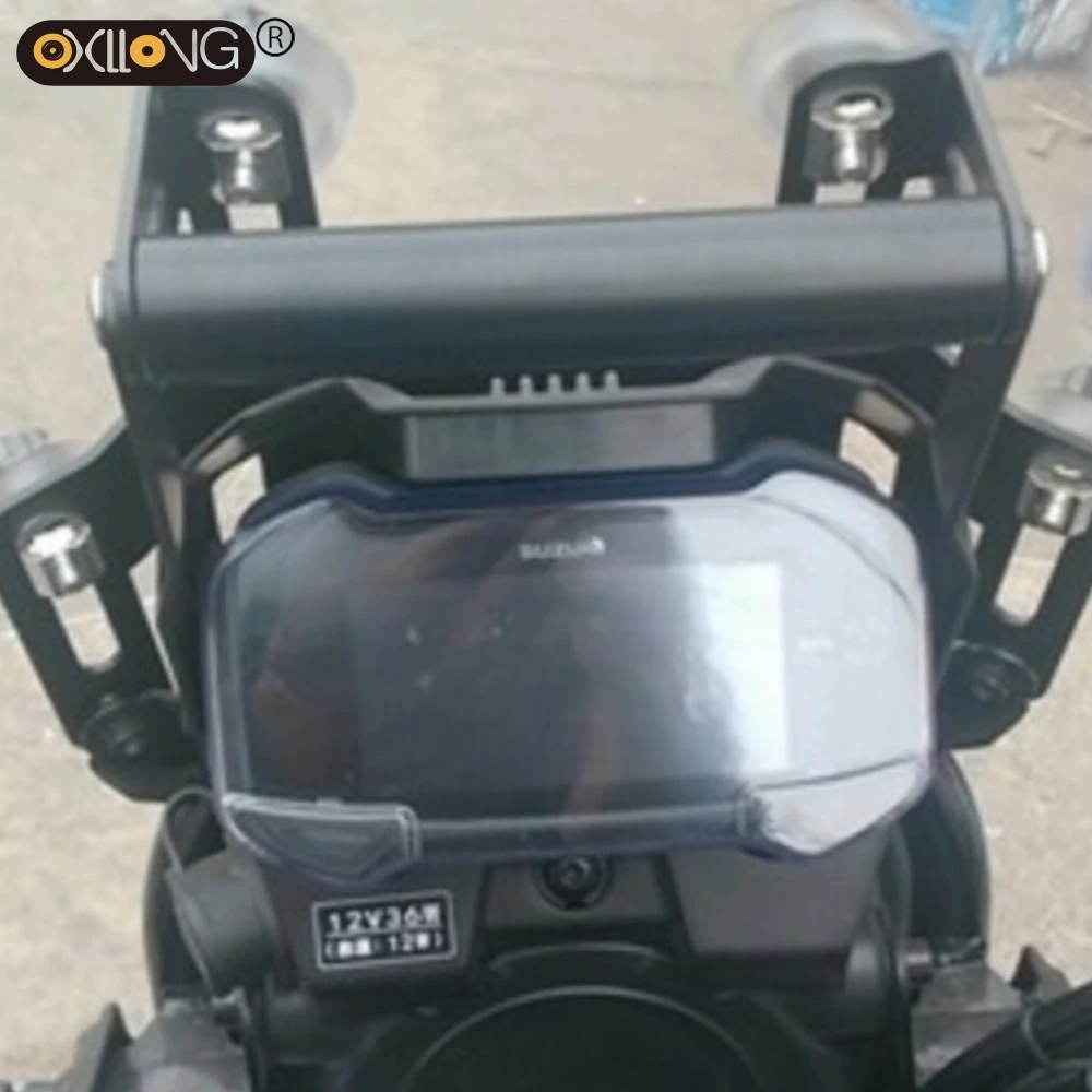 

For SUZUKI V-strom DL250 DL 250 Vstrom 250 Vstrom250 Motorcycle Accessorie GPS Phone Holder Stand Navigation Extension Bracket