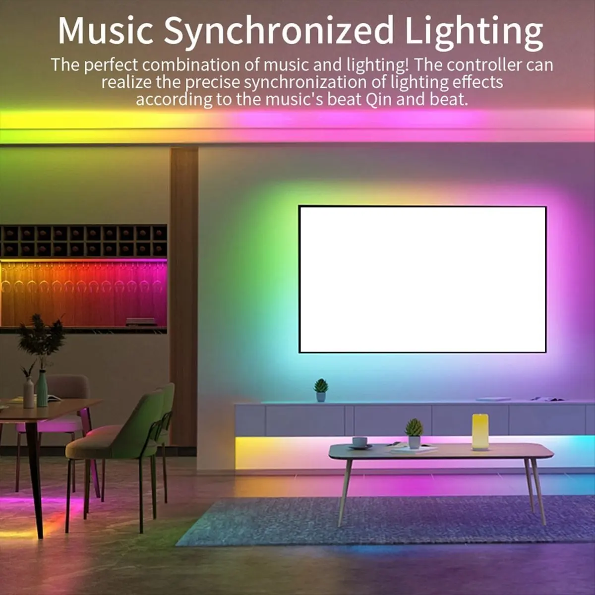 ABMO T8K Music+ Console 8Channels Port with Mic In/Aux in SPI-TTL Led Strip Light Controller for WS2811 WS2812B US PLUG