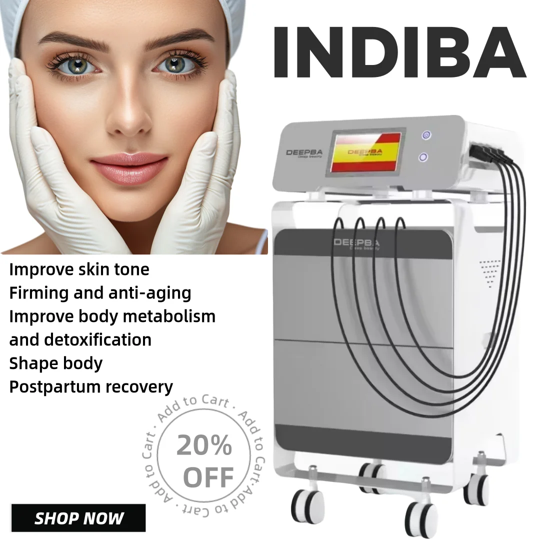 وحدة العلاج الحراري INDIBA Deep Beauty 448K CET RET إدارة الألم إعادة التأهيل البدني التخسيس والثبات