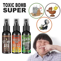 30ml scoreggia Gag Spray Prank Joke Plastic dusty Stinky Gags Party Supplies Spray può puzzare per adulti bambini Non tossici per Halloween