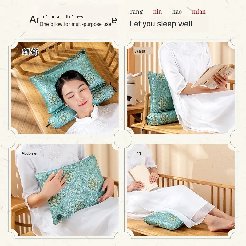 Herbal Neck Massager Massage Pillow Neck Waist Back Leg Home Multifunctional Full-Body Automatic