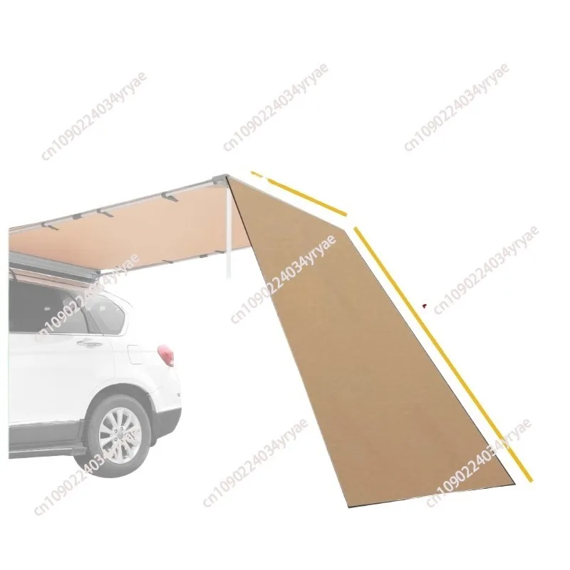 

Outdoor car side tent side sunshade cloth side front windproof cloth house gauze room tent floor mat accessories area