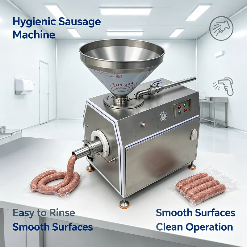 Sausage Stuffer Electric Filler Machine Commercial Meat Process Tool for Home Kitchen Use