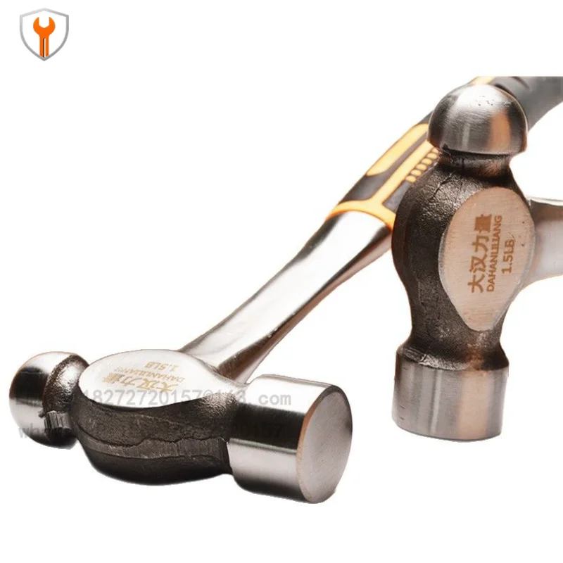 Integrated round head hammer hammer woodworking, installation  household small hammer hand   bald head