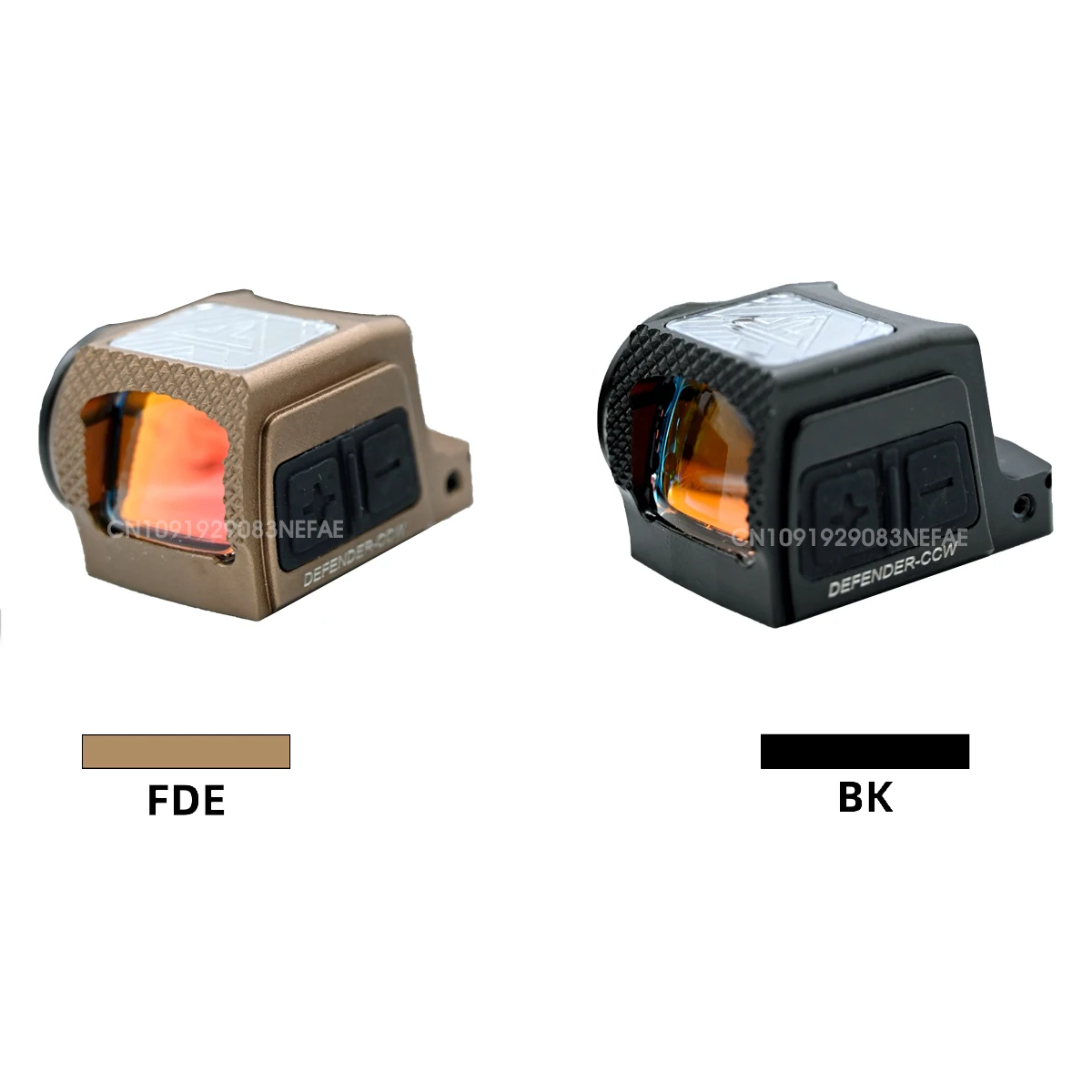 DEFENDER-CCW Solar Red Dot 3.0 MOA Brand New Enclosed Red Dot with Motion Sensing and Automatic Shut-off with Original Markings