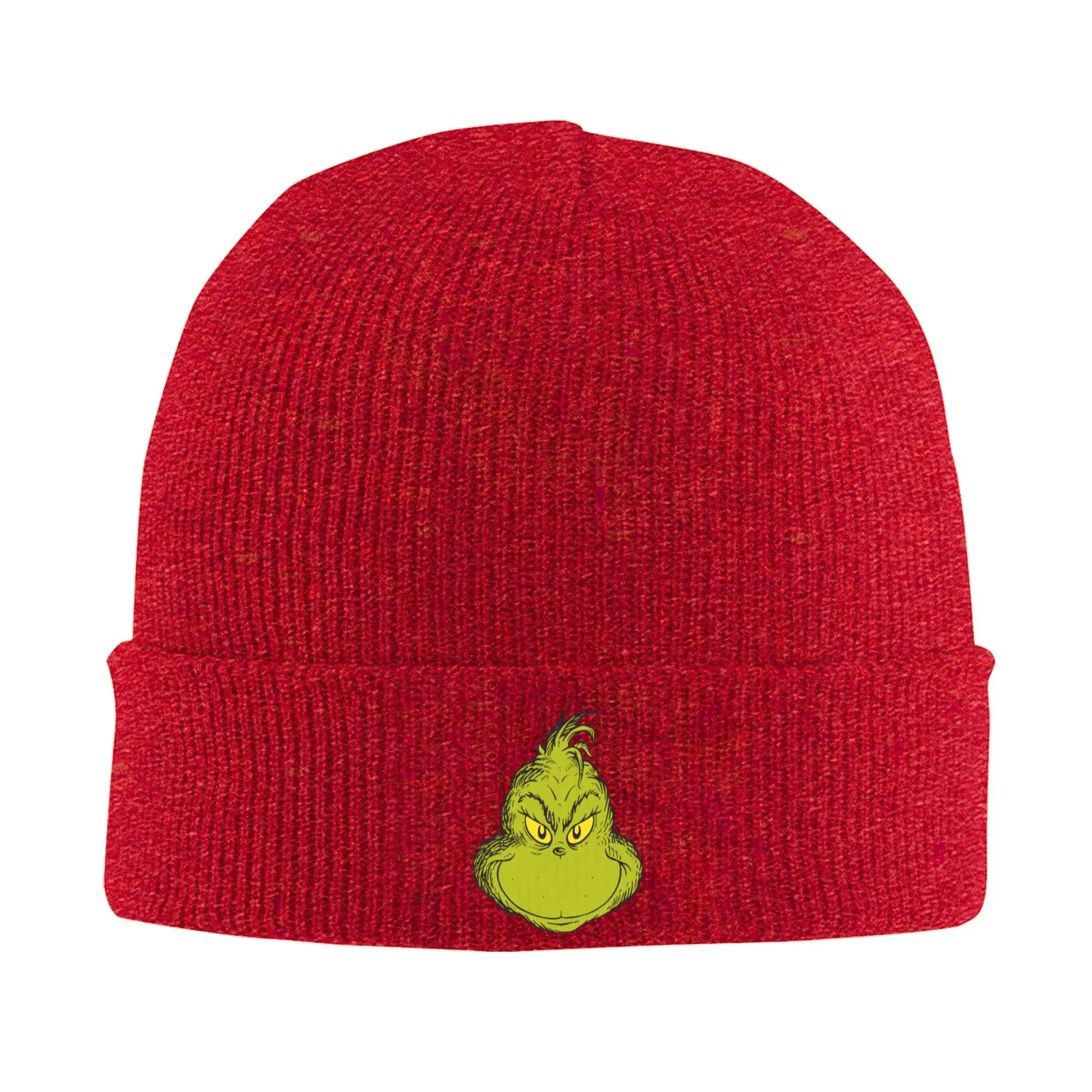 Christmas-S-Green-S-Grinched Knitted Hat for Women Men Beanies Autumn Winter Hat Acrylic  Hip Hop Cap