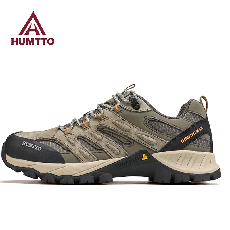 HUMTTO Waterproof hiking shoes Men Winter Men outdoor Sneakers Casual walking shoes Breathable Trainers ankle trekking boots