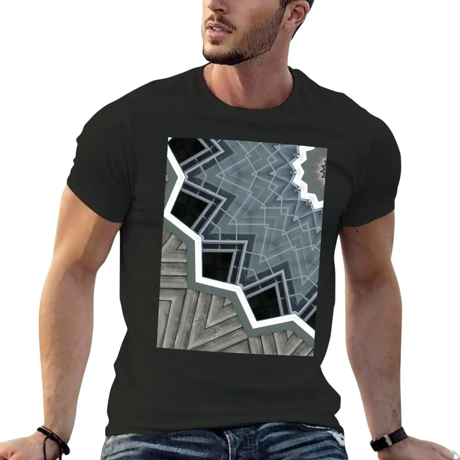 Star Wheel-Available As Art Prints-Mugs,Cases,Duvets,T Shirts,Stickers,etc T-Shirt Oversized t-shirt men clothing