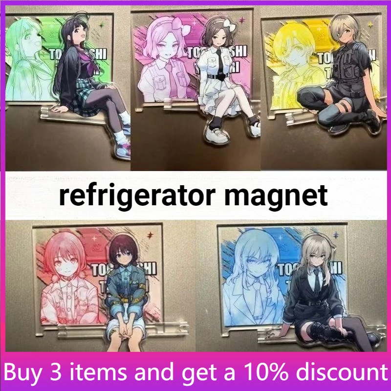 

Girls Band Cry Anime Peripherals Tomo Refrigerator Magnet Pupa Acrylic Magnetic Toys Nina Acrylic Accessory Subaru Toys Gifts