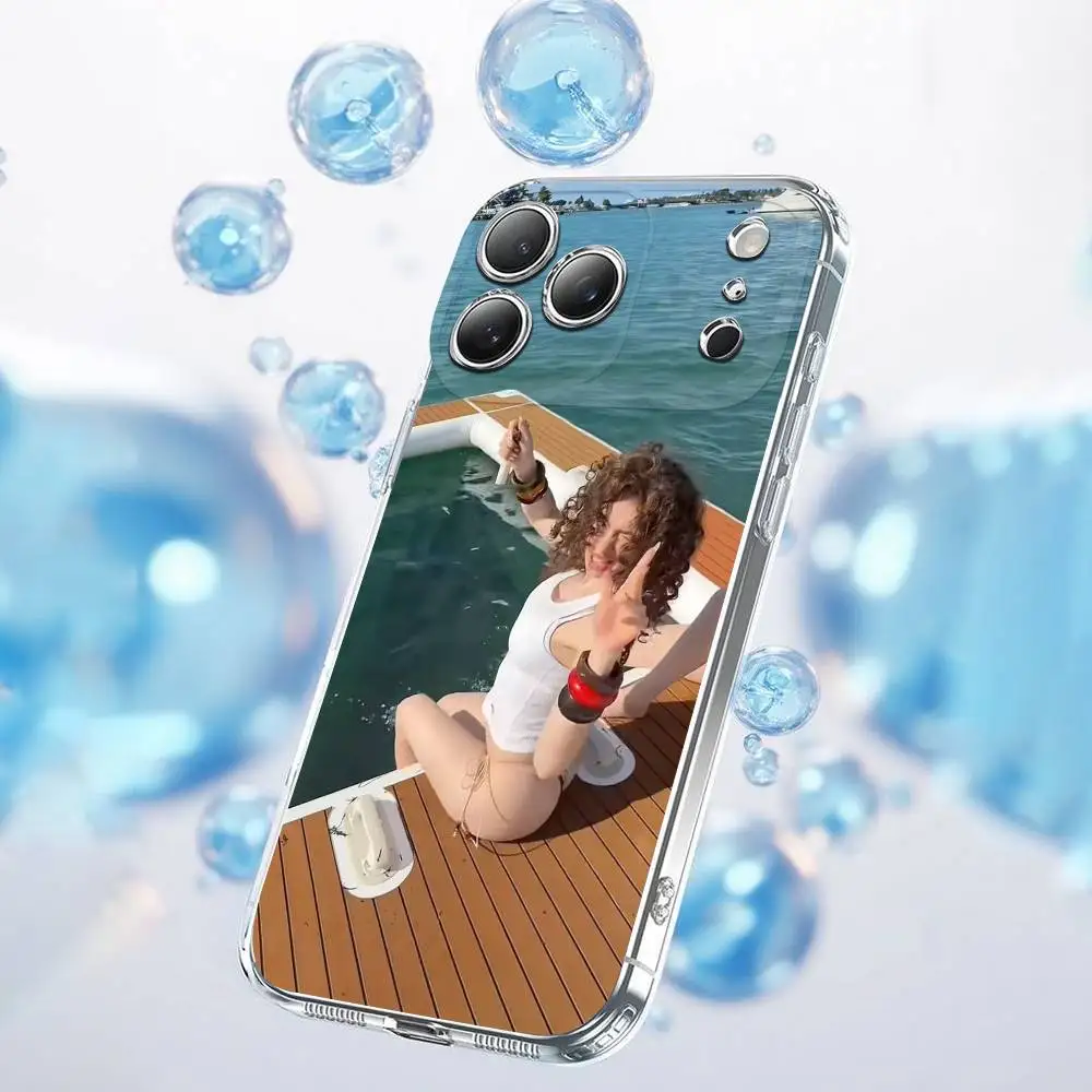 حافظة هاتف K-Kalogeras Sisters لهاتف iPhone 17,16,15,14,13,12,11 Plus, Pro,Max,Plus,E,Air,غطاء شفاف صغير