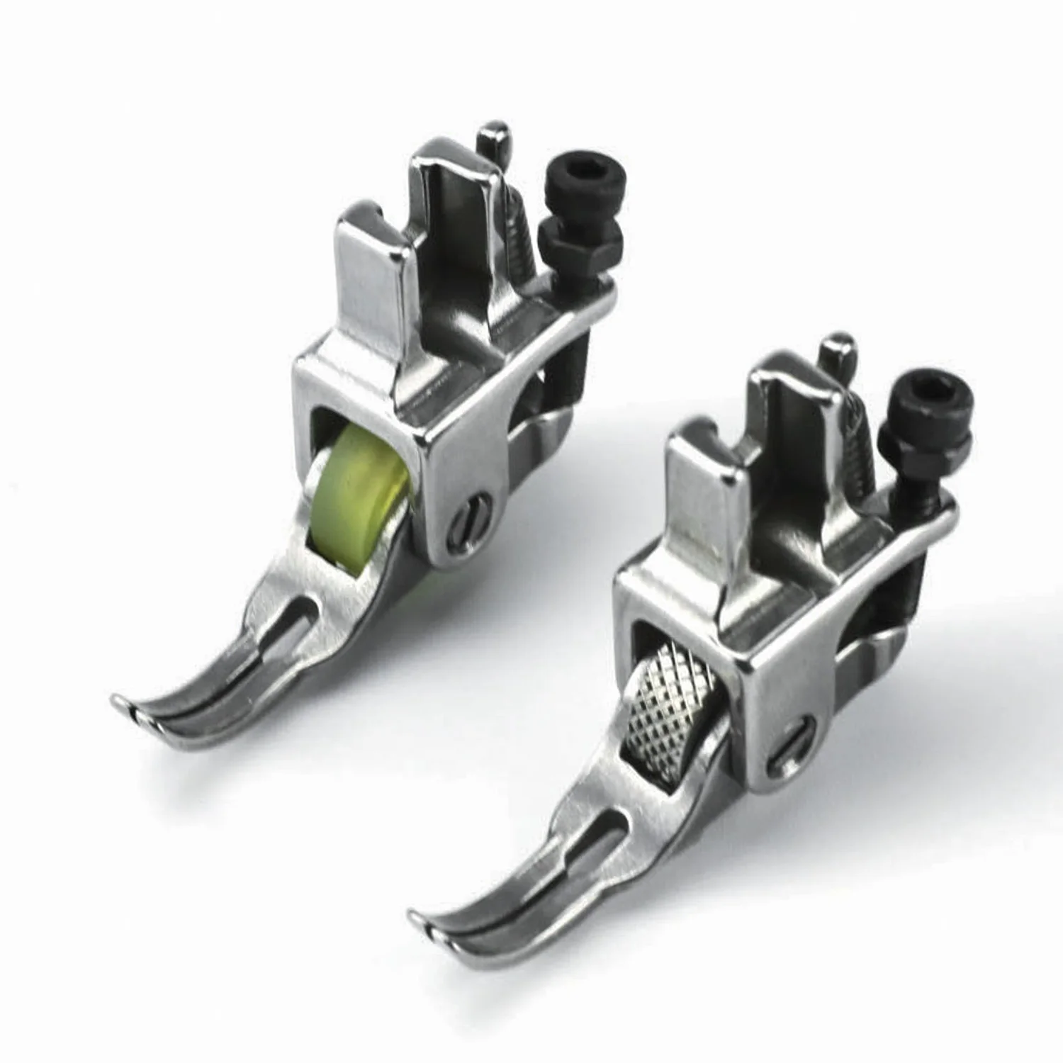 2 PCS/lot P363 0.3cm Roller Zipper Presser Foot Fits Single Needle Lockstitch Sewing Machine JUKI BROTHER JACK Feet With Wheel