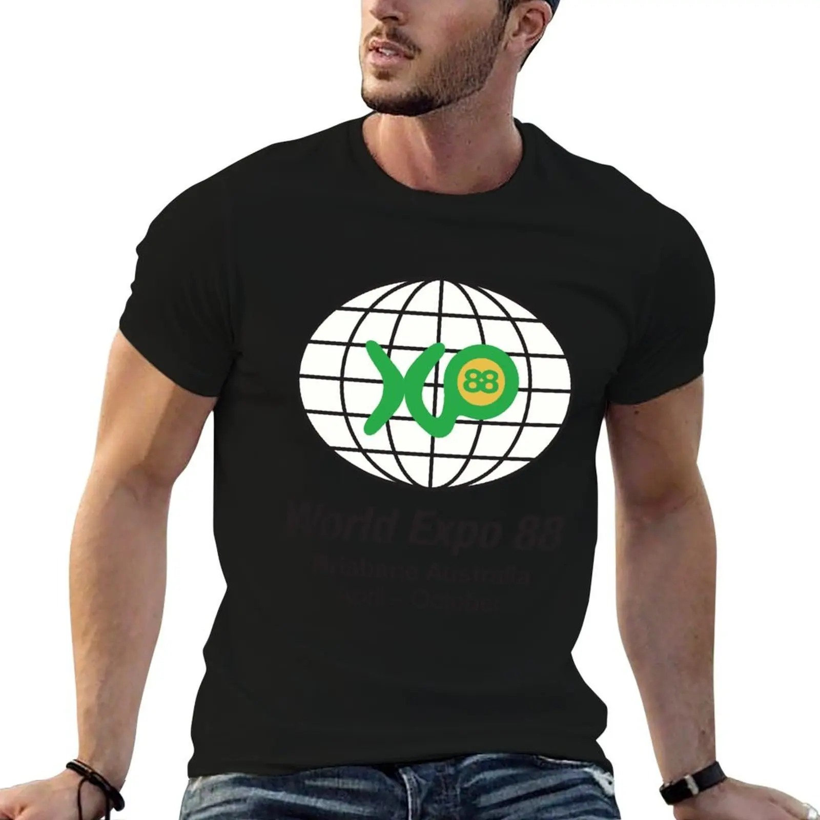 

Expo 88 T-Shirt cotton t shirts man 100% man t shirt luxury T-Shirt