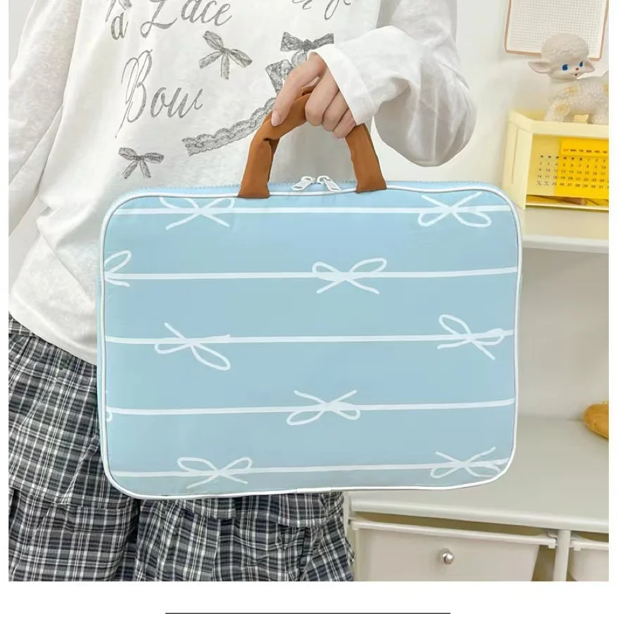 Korean version Tablet Pouch For Ipad Pro11 Air6 10.9 10.5 Macbook Air13.6 13.3 Pro14 Inch Huawei Samsung Dell Laptop Handbag