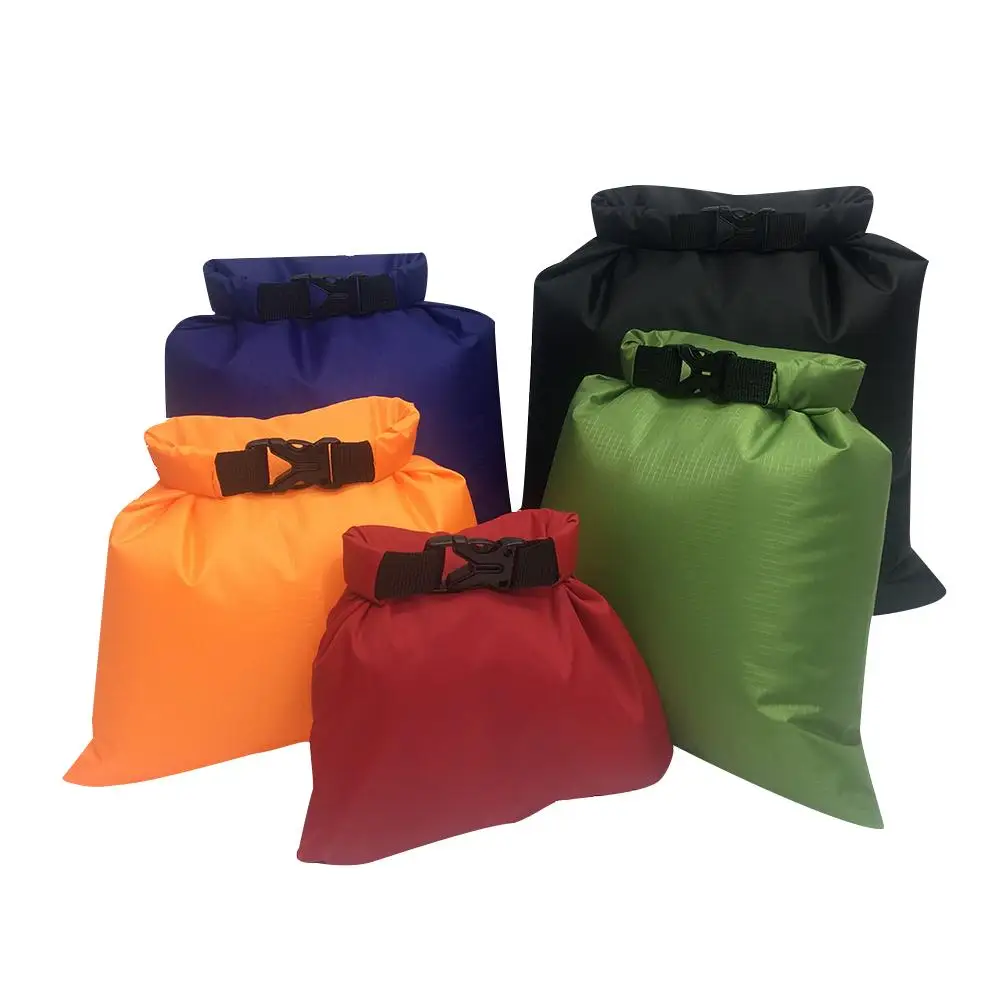 

5 pcs Waterproof Bags Set S-M-L-XL-XXL for Boating Kayaking Camping PU Coated Waterproof Bag Roll Top Sealed