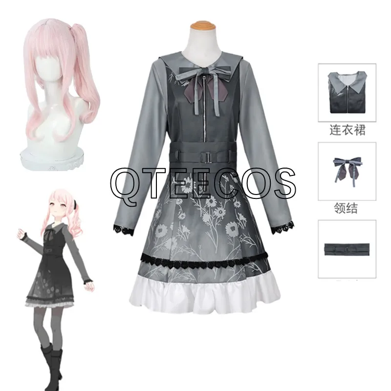 Akiyama Mizuki Cosplay Anime Projekt Sekai Cosplay Bunte PSJK 3rd Jahrestag Kostüm Halloween Outfits Karneval Mädchen Kleid