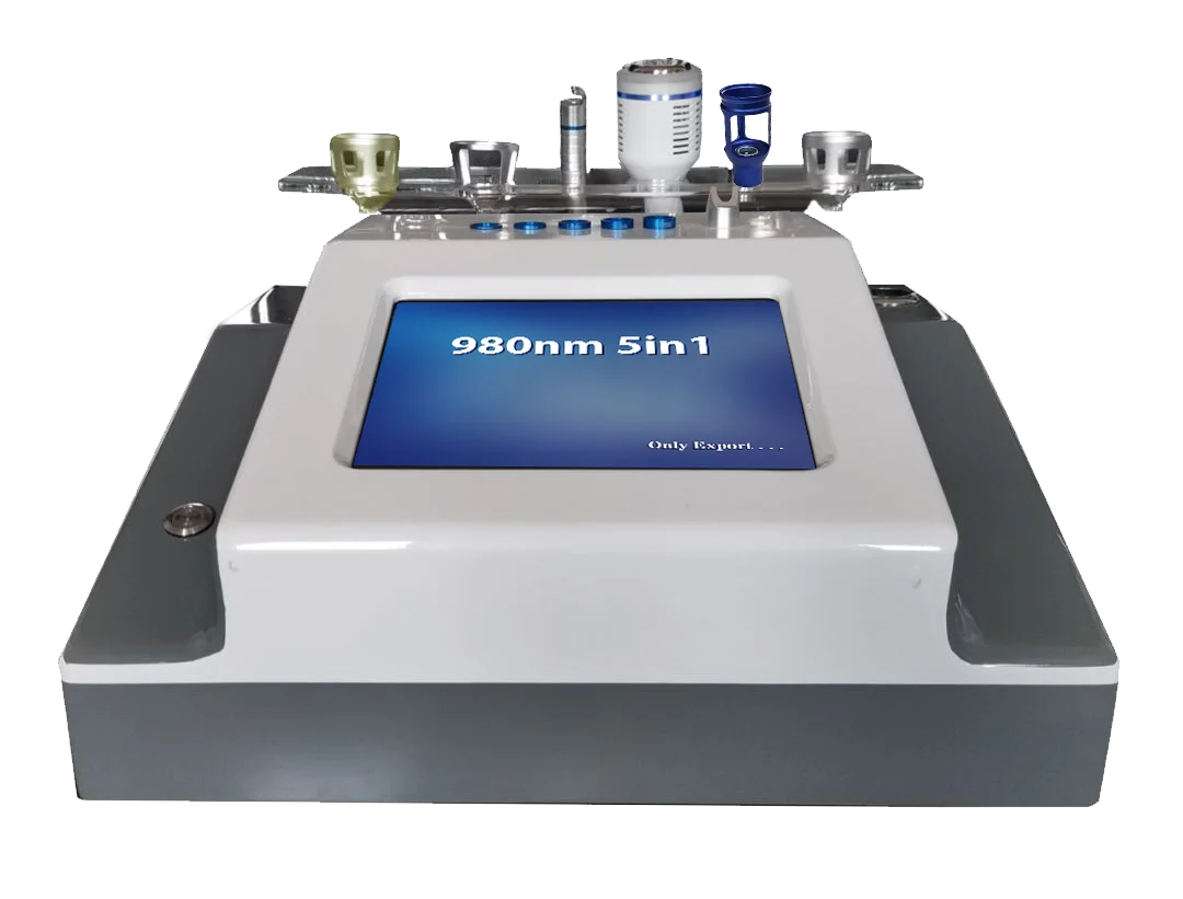 Best 6 in1 Spider Vein Removal  980nm Diode Laser Vascular Removal 980 nm Laser Machine Removal Nail Fungus Treat Physiotherapy