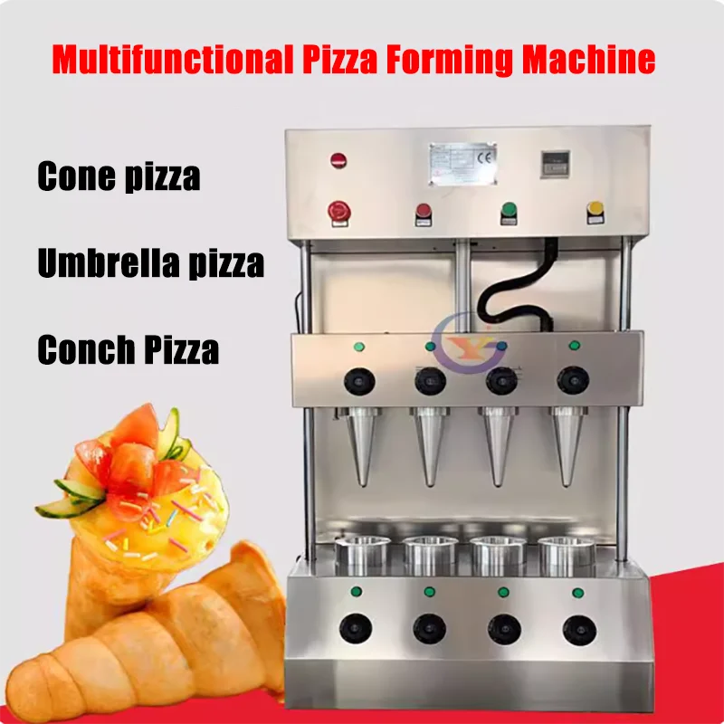 

Коммерческая 4-головочная автоматическая машина для изготовления мороженого и кукурузы, вафельный конус, машина для изготовления хрустящих прокатки