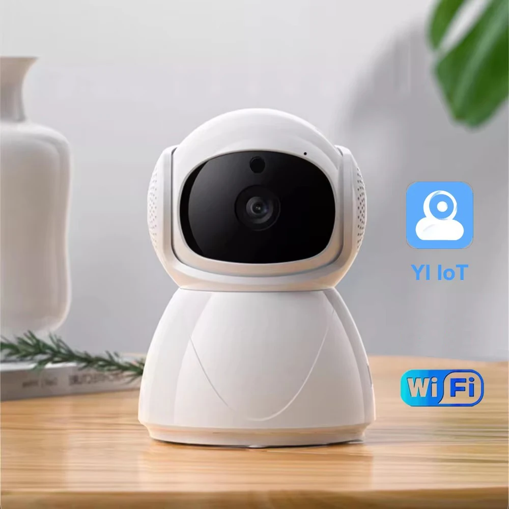 YI IoT 5MP 2.4Ghz WiFi PTZ Camera IR Night Vision Security Camera Two Way Audio Auto Tracking Smart Home Security