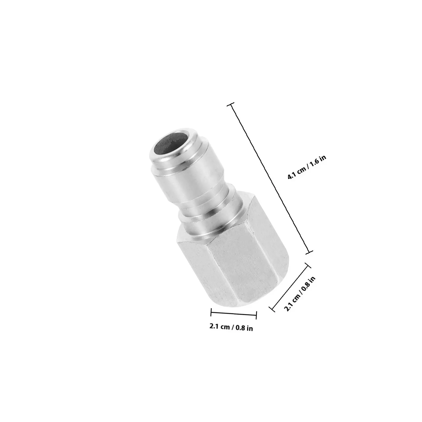 Stainless Steel High Pressure Washer Adapter Brass Quick Connector for Hose Pump Car Cleaning Garden Watering Pressure Washer