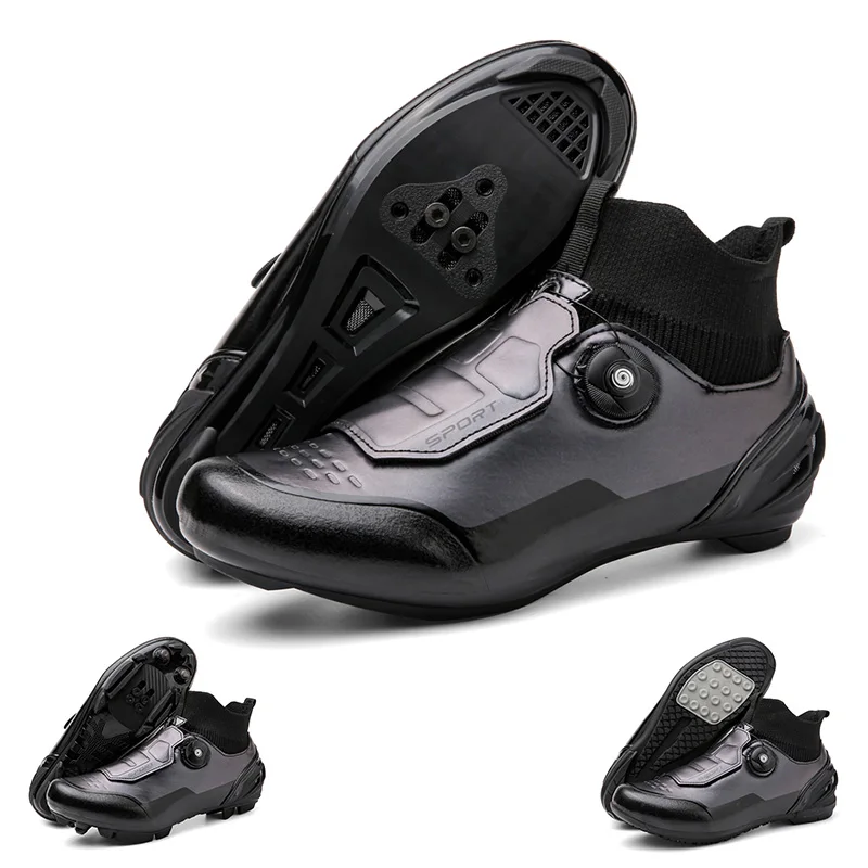 

Road Bike Locking Shoes Men Professional Compatible with SPD-SL Riding Shoes Women Cycling Sneakers Bicycle Sports Shoes