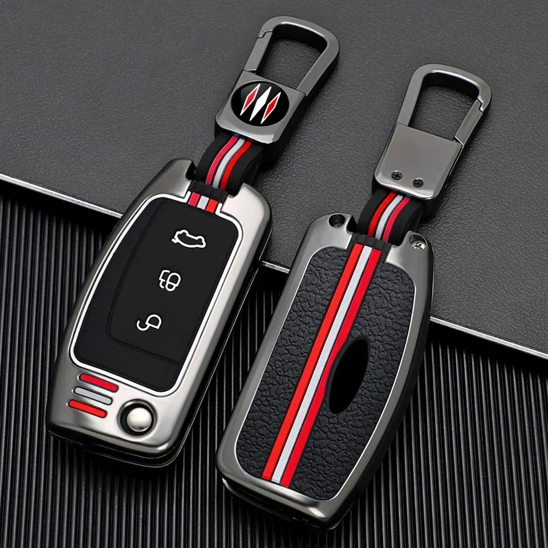 

For Ford Fiesta Focus 2 Ecosport Kuga Escape Falcon B-Max C-Max Eco Sport Galaxy Car Key Case Cover Shell Fob Holder