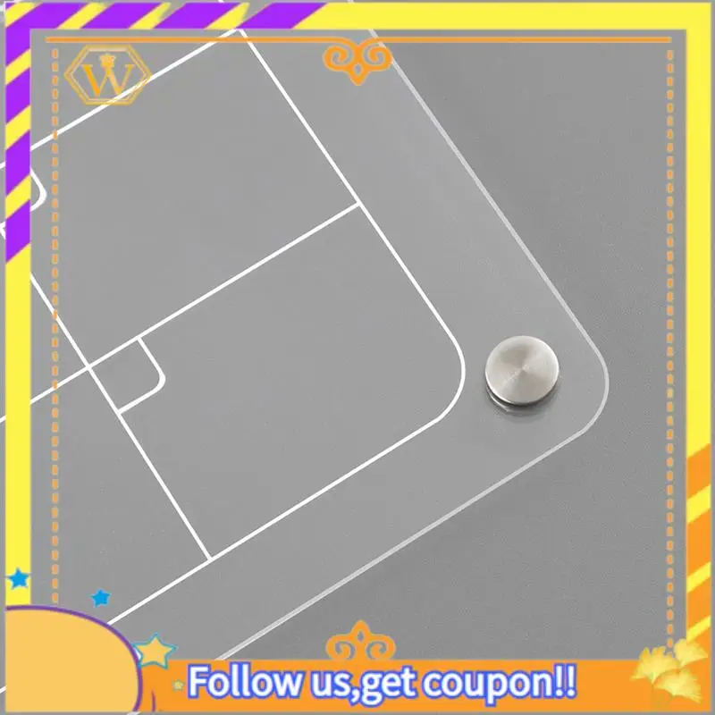 Latest-Clear Acrylic Magnetic For Fridge 9X13in Weekly Board Dry Erase Fridge For Reusable Planner With Dry Erase Markers