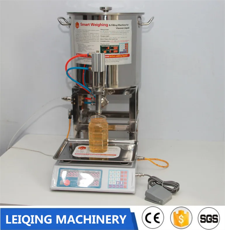 Cheap Desktop Semi-Automatic Electric Motor Pump Filling Machine for Essential Oil Syrup Honey Hot Sauce Gallon in Portable