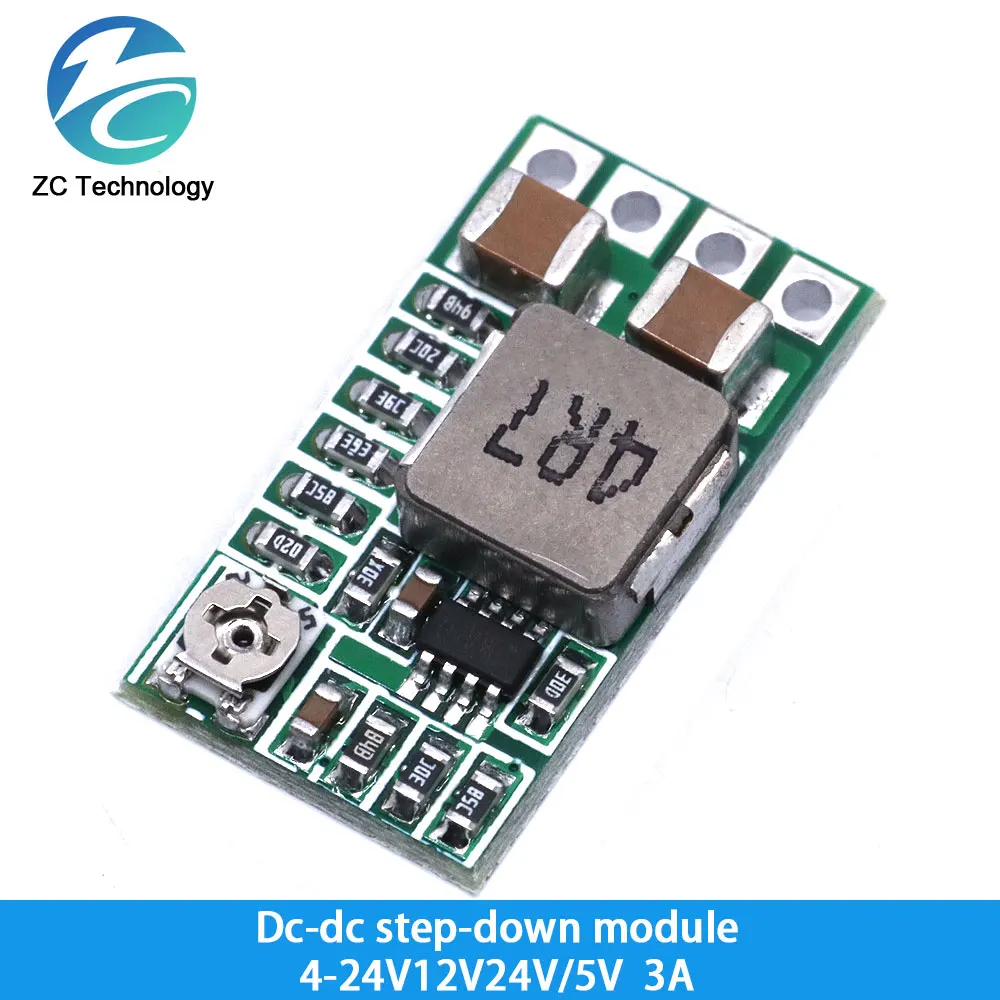 3A 5A DC-DC Buck Step-down Power Supply Module 5V-12V 24V to 5V 3.3V 9V 12V Fixed Output High-Current MINI560