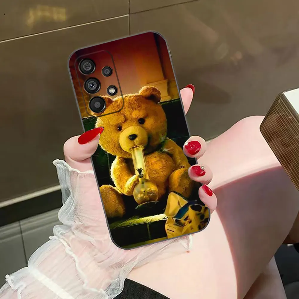 Etui na telefon Naughty Cute T-Teddy Bear do Samsung A14 A15 A16 A22 A23 A26 A32 A35 A36 A51 A52 A53 A54 A55 A56 A71 A72 A73 Case