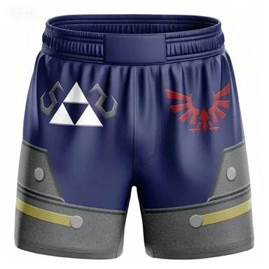 Japanese Game Zelda Link Shorts Summer Breathable Versatile Printed Sports Five Quarter Pants
