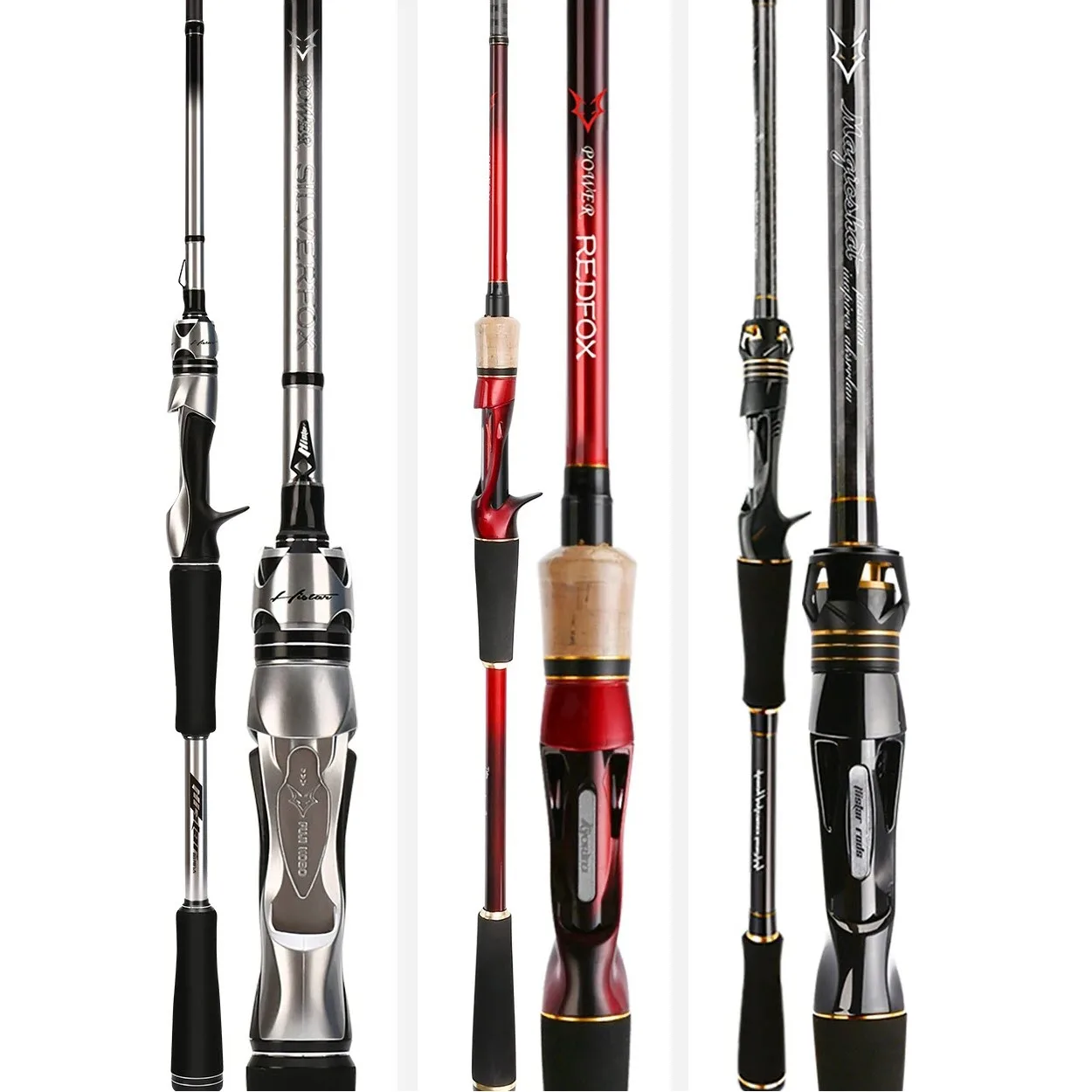 Fishing Rod Ultra Durable Carbon Fiber 1.98m To 2.44m Unmatched Strength 2 Sections Casting Rods For Anglers