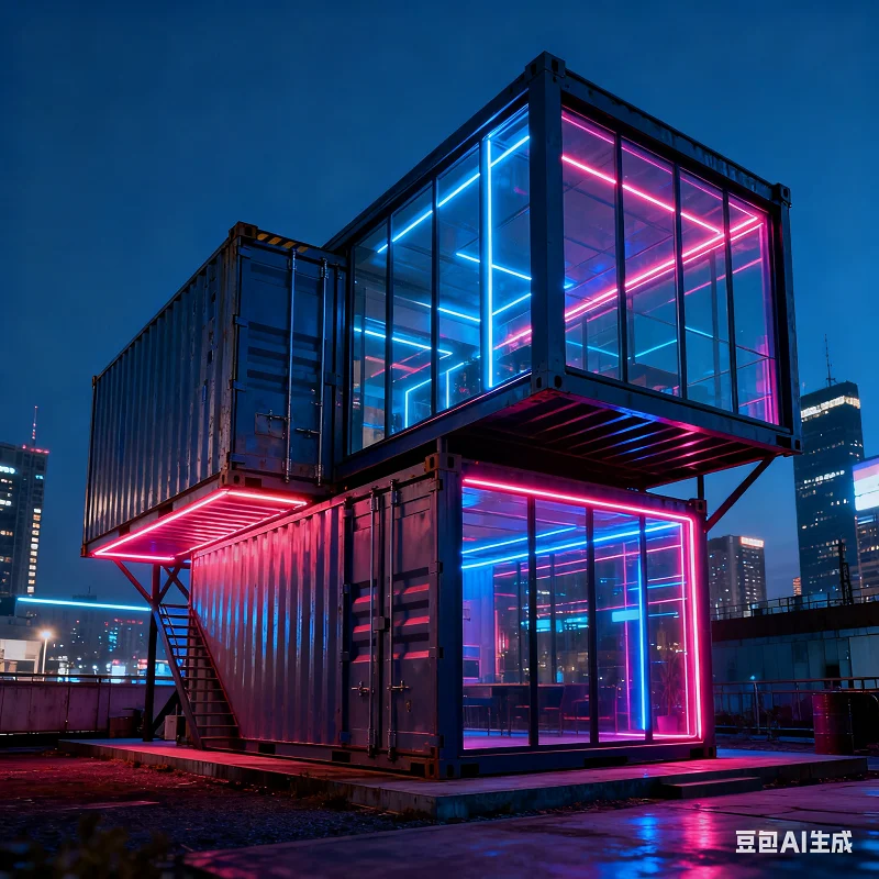 Prefab House20F40FTiny Home Prefabricated Expandable Container House Prefab House Collapsible Container House Garden Greenhouses