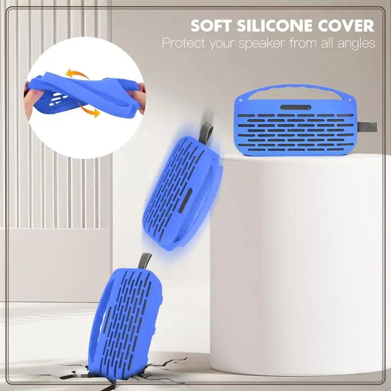 Reliable-Silicon Case For Bose Soundlink Flex 2Nd Gen Bluetooth Speaker Travel Carrying Case Shockproof Anti-Fall Pouch,Silicon