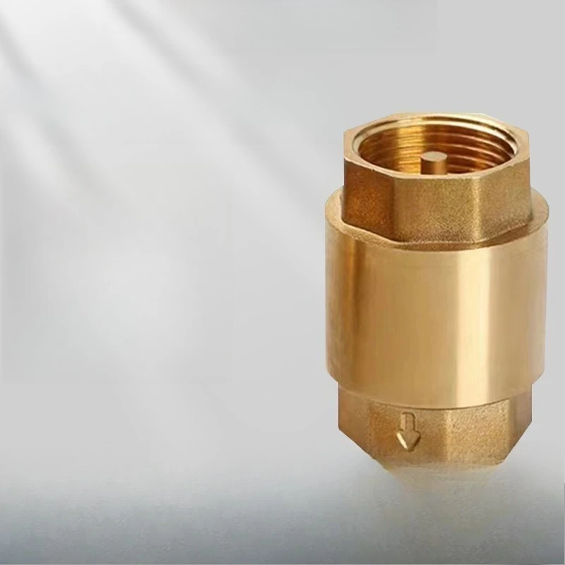 

Вертикальный латунный обратный клапан пружинного типа, утолщенный, для водопроводных труб, односторонний, 1/2, 3/4, 1 дюйм