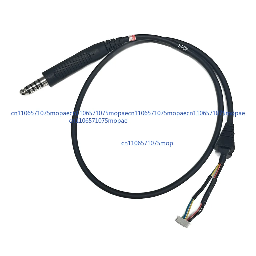Used for 1pc BOSE A20 Aviation Noise Cancelling Headphone Helicopter Cable 6pin 4line