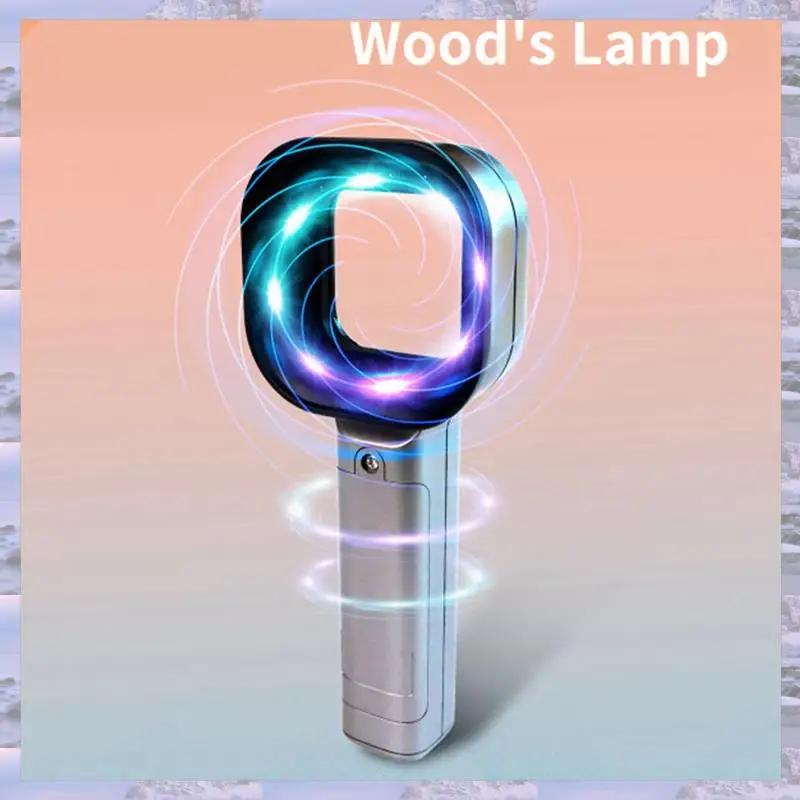 2025-2X bois lampe analyseur de peau Portable Salon de beauté du visage analyseur UV bois lampe pour soins de la peau analyse des tests
