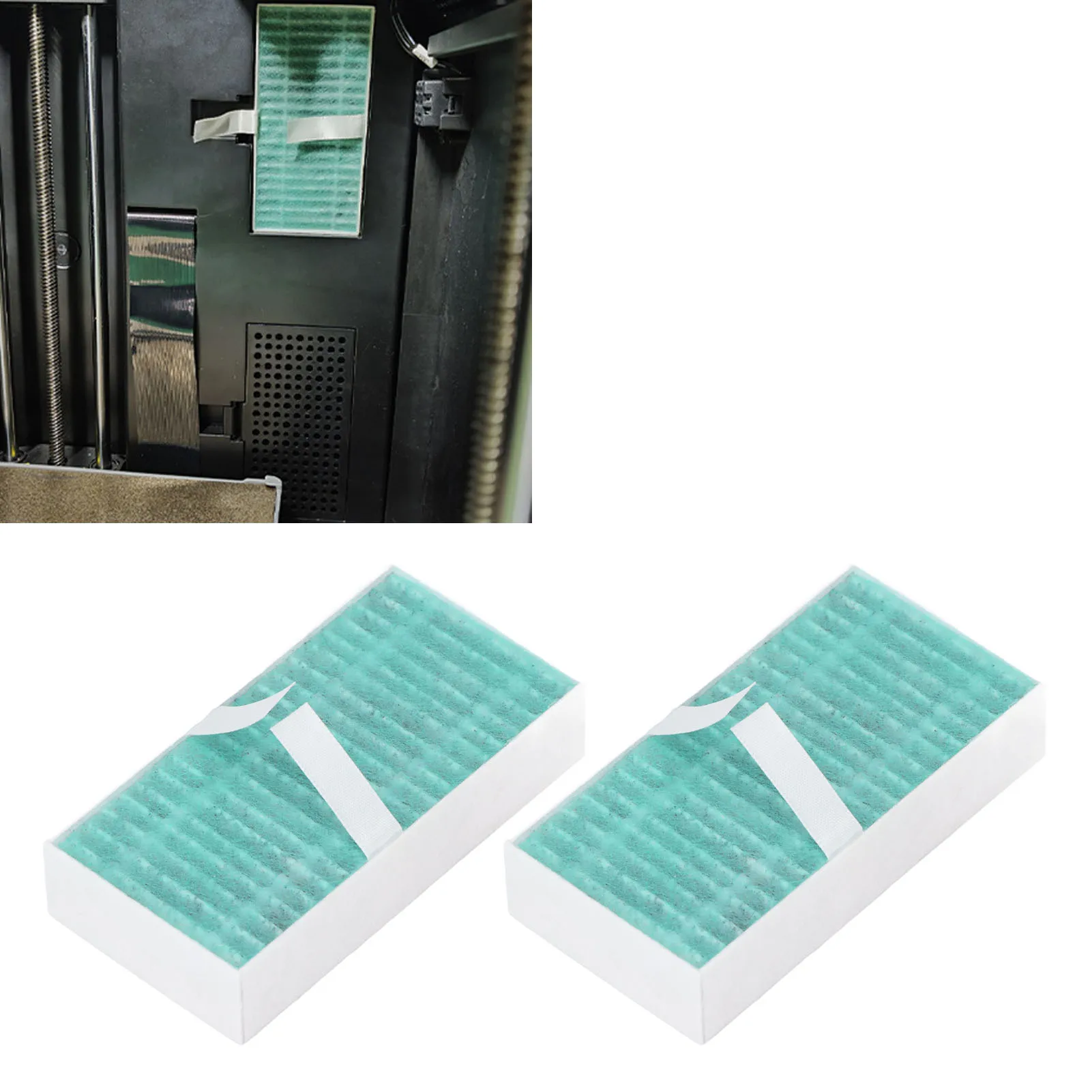 3D Printer Activated Carbon Air Filter Professional 2 Layer Filtration Easy To Use 3D Printer Air Filter Replacement for Home