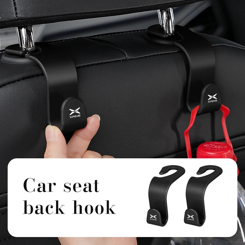 Image of Für Xpeng P7 P7i G3 G3i G6 G9 P5 X9 X2 N5 F30 H93 Beta Auto Sitz Kopfstütze Haken Lagerung Clip Zubehör Auto Rückenlehne Aufhänger Haken