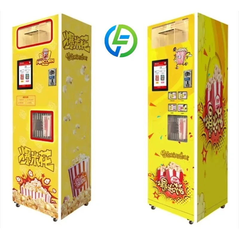 Customized Small Business in Cinema Shopping Mall Movie Theater Portable Mix Smart Popcorn Vending Machine