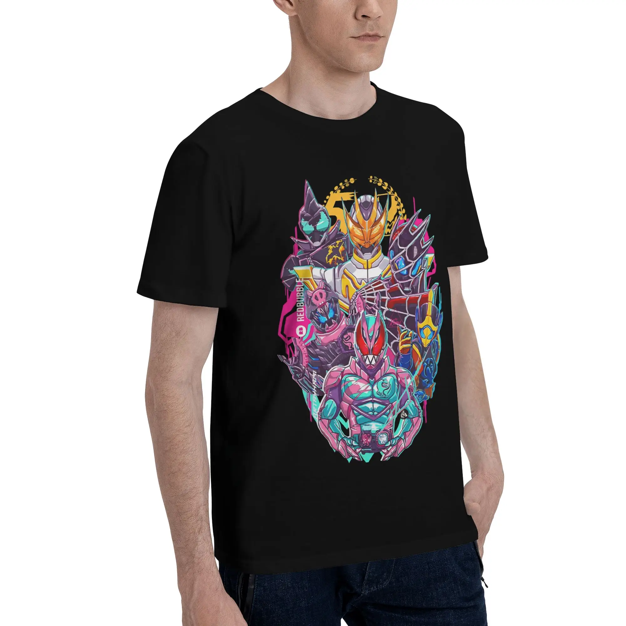 Revice Buddy All Up!  Funny 100% Cotton T-Shirt Bandai Kamen Rider Tops Tees For Men
