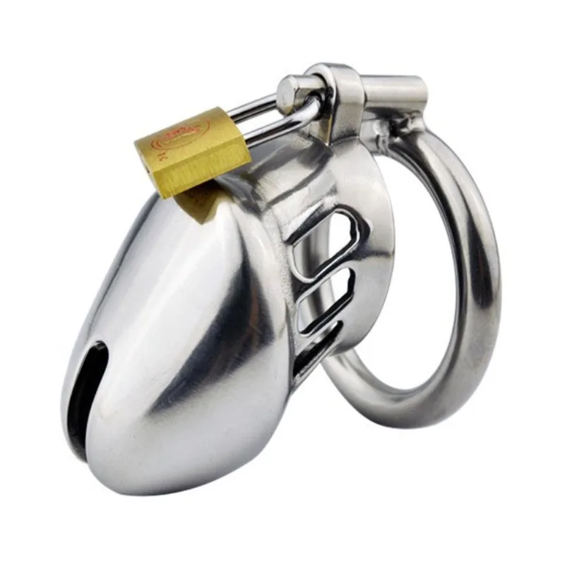 أجهزة القياسات الصغيرة المعدنية y acero غير القابلة للأكسدة الفقرة hombre، jaula para pen، cinturón para pen، candado، anillo #1