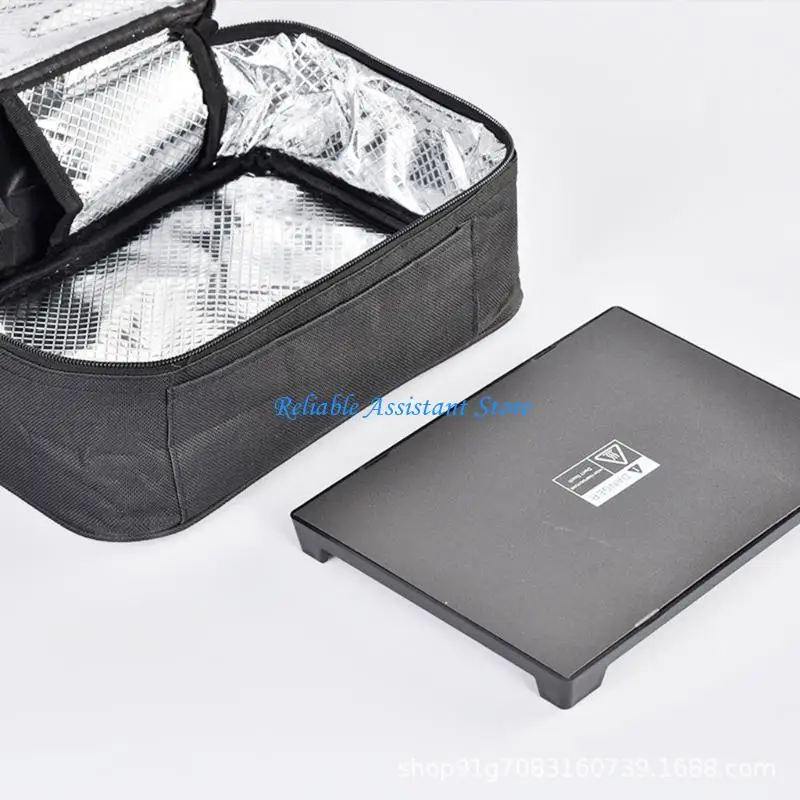 

N58C Heat Preserving Lunch Bag Aluminum Foil Lined Electric Temperature Control System Durable Leak proof Construction For Hot