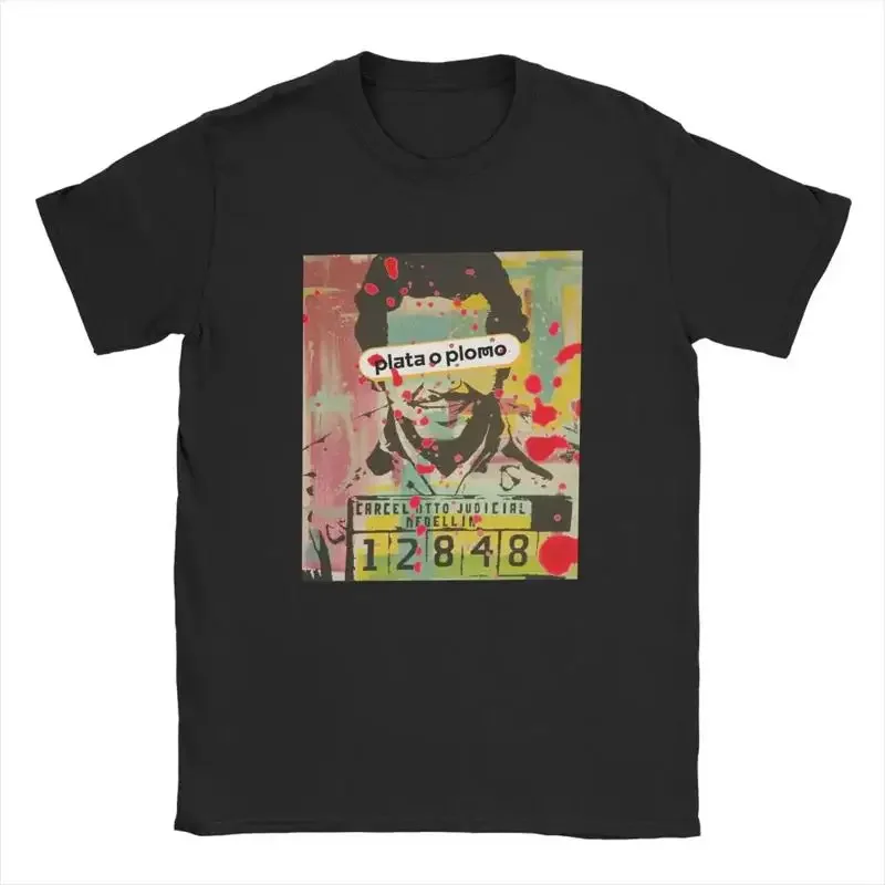 Men T Shirt Plata O Plomo Pablo Escobar Cool 100 Cotton Class